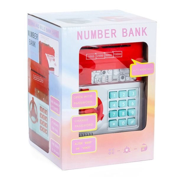 Piggy bank - Safe "Number Bank"