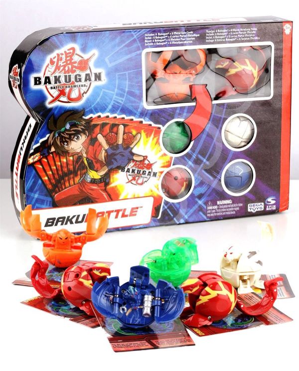 Bakugan transformers set with 6in1 cards