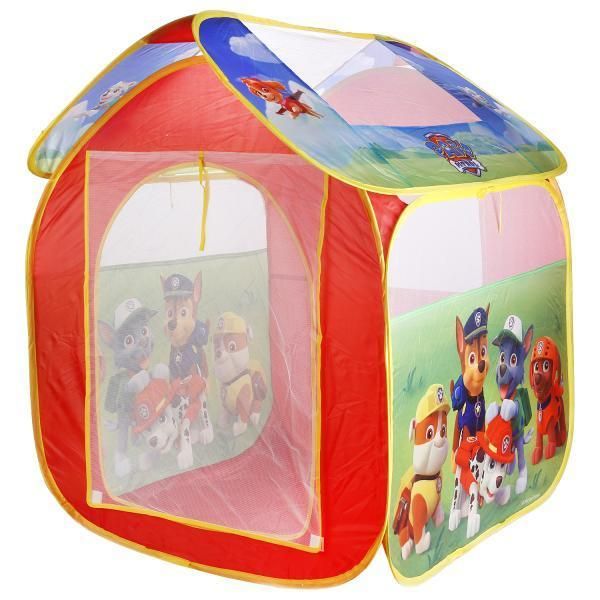 CHILDREN'S PLAY TENT "LET'S PLAY TOGETHER" "PAW PATROL" 83*80*105CM IN A BAG