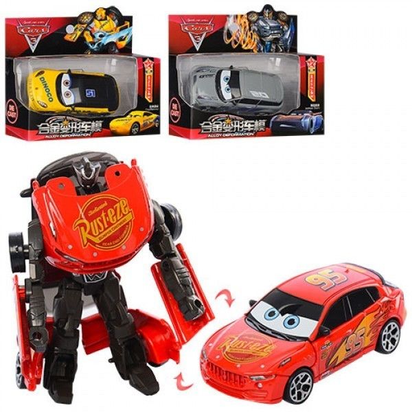 Transformable metal cars 3 types
