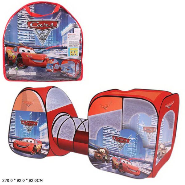 Children's tent tunnel with houses Cars