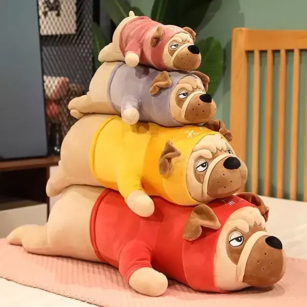 Soft toy pillow dog "Pug" 50 cm