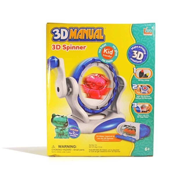3D Manual set for creating volumetric 3D Spinner models