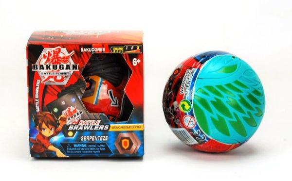 Transformable Bakugan toy in a ball