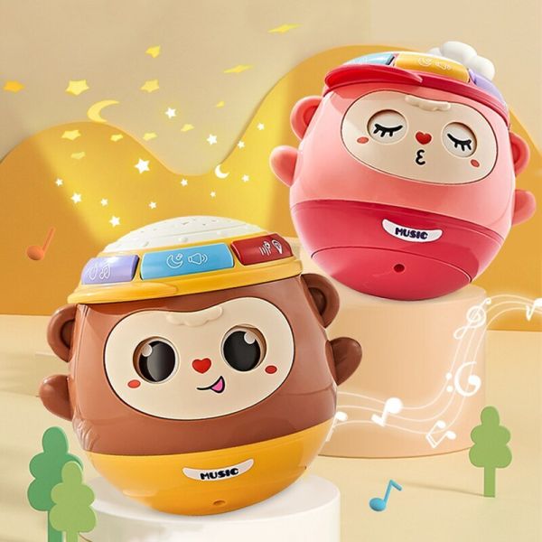 Musical tumbler toy "Monkey" 5in1, assorted