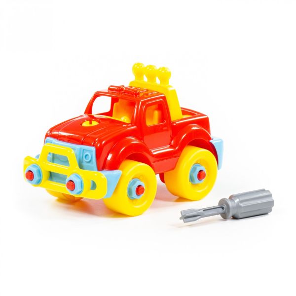 Constructor-transport "Jeep" (22 elements) (in a bag), Article: 78216